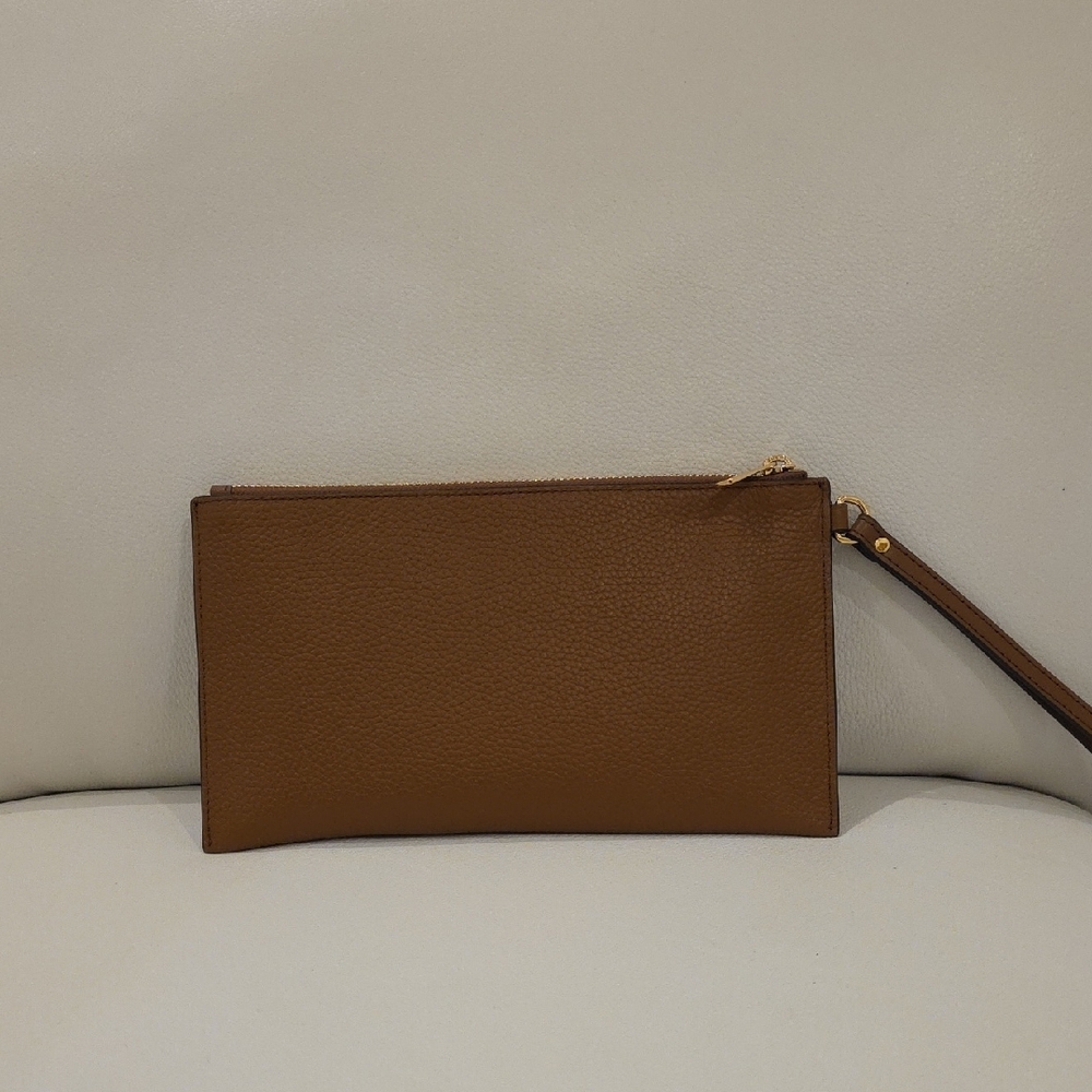 Michael Kors Tan Leather Wristlet - Picture 3 of 5